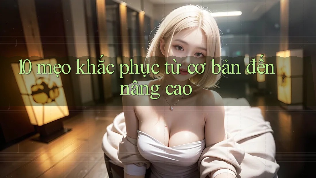10 mẹo khắc phục từ cơ bản đến nâng cao