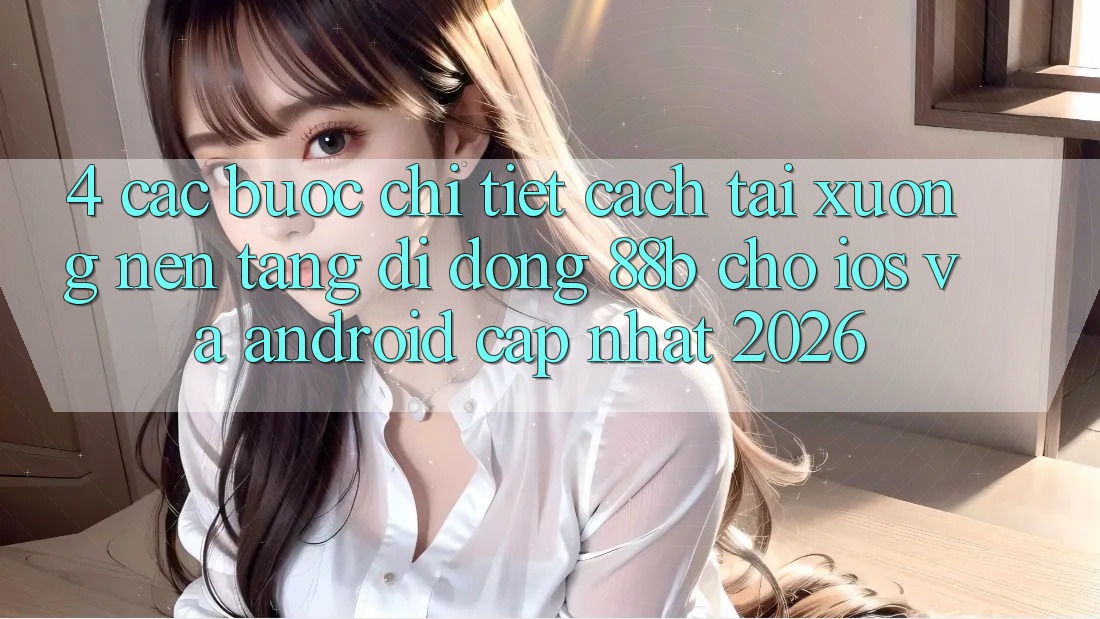 4. Các bước Chi Tiết Cách Tải xuống Nền tảng di động 88b Cho iOS và Android (Cập Nhật 2026)