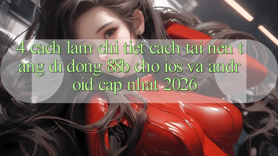 4. Cách làm Chi Tiết Cách Tải Nền tảng di động 88b Cho iOS và Android (Cập Nhật 2026)