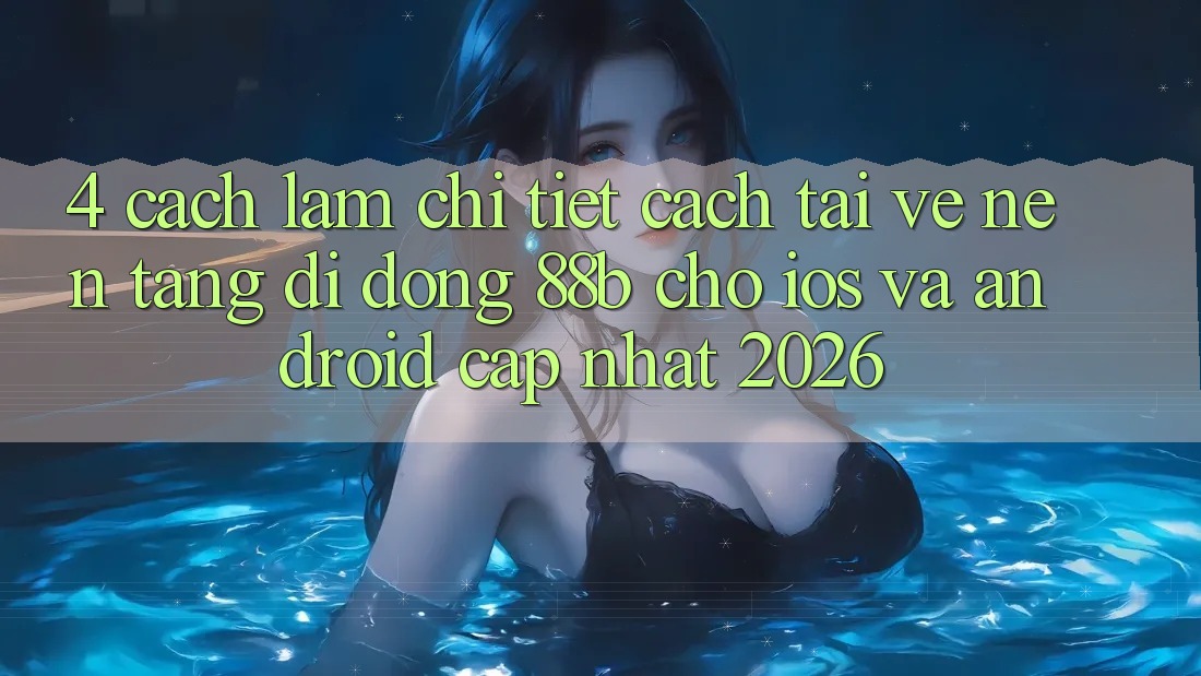 4. Cách làm Chi Tiết Cách Tải về Nền tảng di động 88b Cho iOS và Android (Cập Nhật 2026)