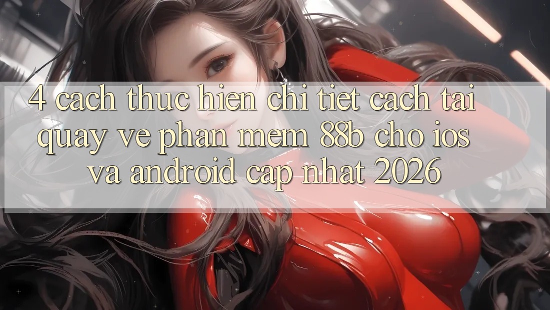 4. Cách thực hiện Chi Tiết Cách Tải quay về Phần mềm 88b Cho iOS và Android (Cập Nhật 2026) 4. Cách thực hiện Chi Tiết Cách Tải quay về Phần mềm 88b Cho iOS và Android (Cập Nhật 2026)