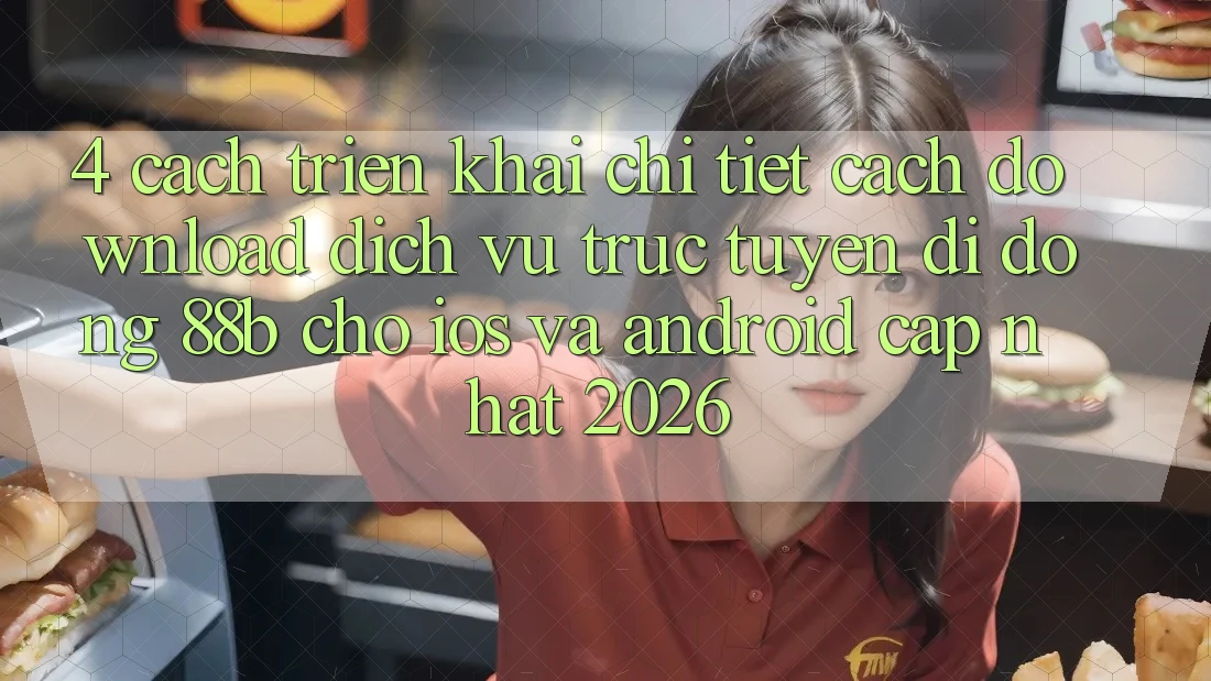 4. Cách triển khai Chi Tiết Cách Download Dịch vụ trực tuyến di động 88b Cho iOS và Android (Cập Nhật 2026)
