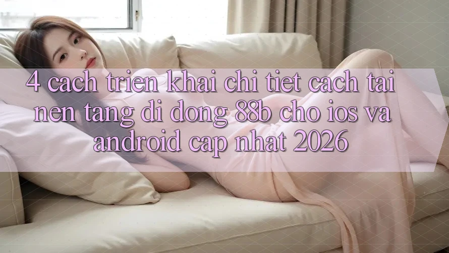 4. Cách triển khai Chi Tiết Cách Tải Nền tảng di động 88b Cho iOS và Android (Cập Nhật 2026)