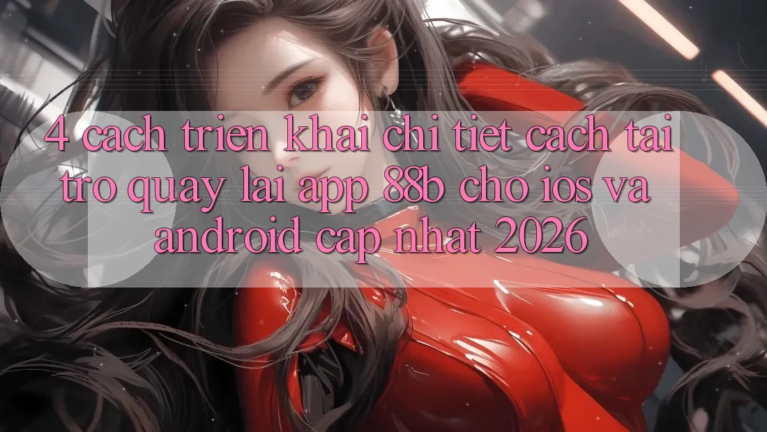 4. Cách triển khai Chi Tiết Cách Tải trở quay lại App 88b Cho iOS và Android (Cập Nhật 2026)
