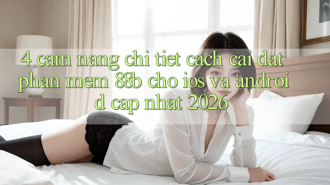4. Cẩm nang Chi Tiết Cách Cài đặt Phần mềm 88b Cho iOS và Android (Cập Nhật 2026)
