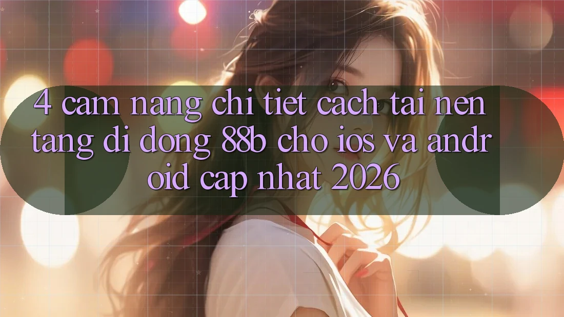 4. Cẩm nang Chi Tiết Cách Tải Nền tảng di động 88b Cho iOS và Android (Cập Nhật 2026)