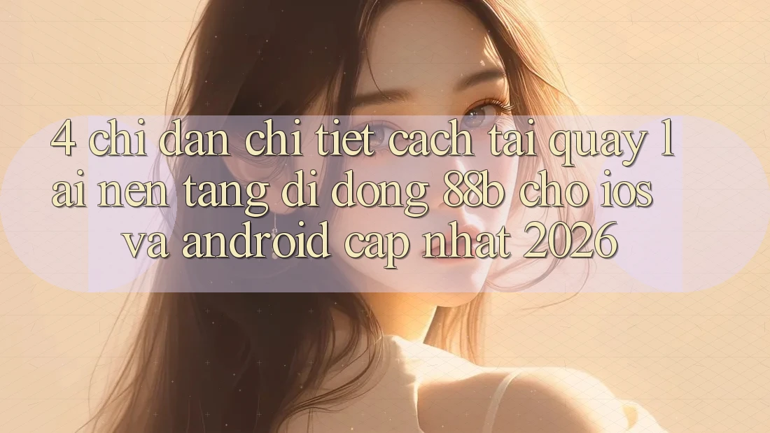 4. Chỉ dẫn Chi Tiết Cách Tải quay lại Nền tảng di động 88b Cho iOS và Android (Cập Nhật 2026)