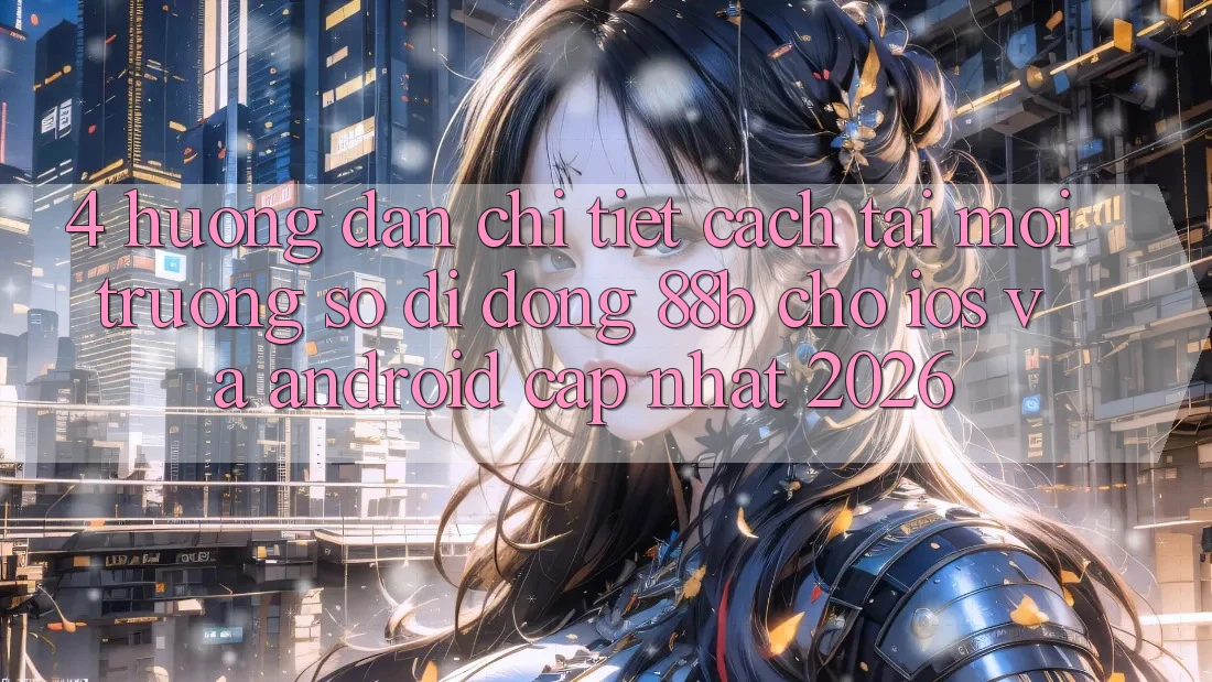 4. Hướng Dẫn Chi Tiết Cách Tải Môi trường số di động 88b Cho iOS và Android (Cập Nhật 2026)