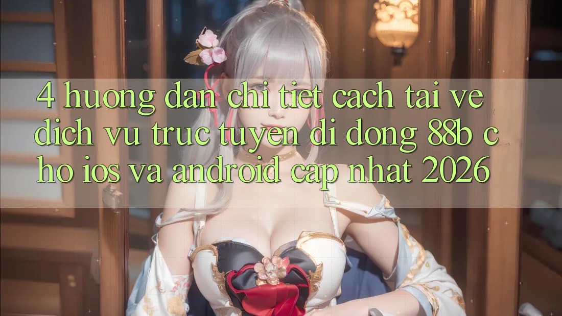 4. Hướng Dẫn Chi Tiết Cách Tải về Dịch vụ trực tuyến di động 88b Cho iOS và Android (Cập Nhật 2026)