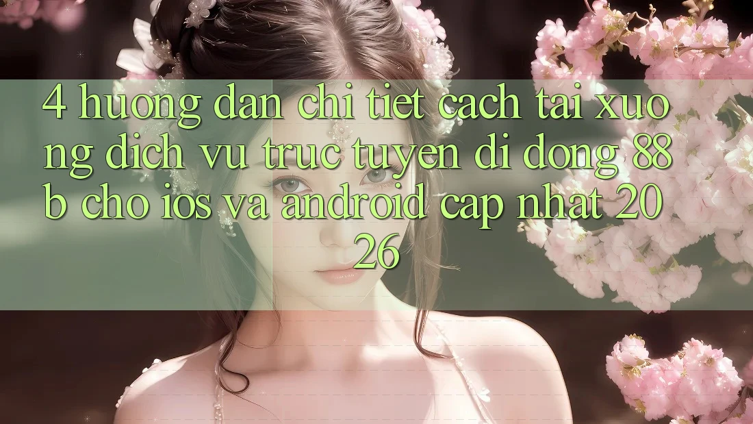 4. Hướng Dẫn Chi Tiết Cách Tải xuống Dịch vụ trực tuyến di động 88b Cho iOS và Android (Cập Nhật 2026)