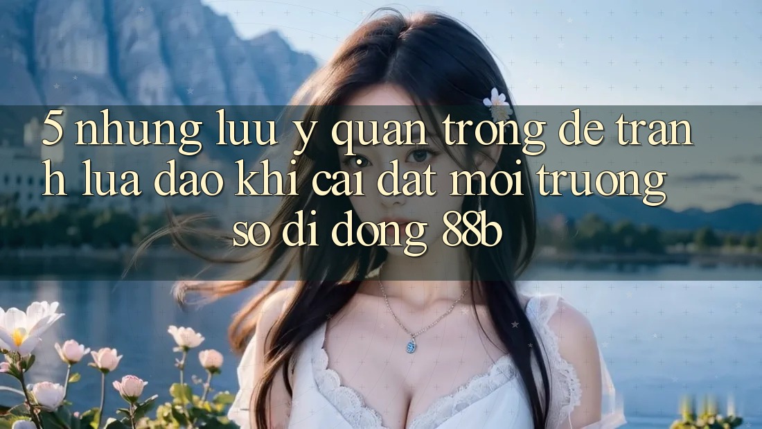 5. Những Lưu Ý Quan Trọng Để Tránh Lừa Đảo Khi Cài đặt Môi trường số di động 88b