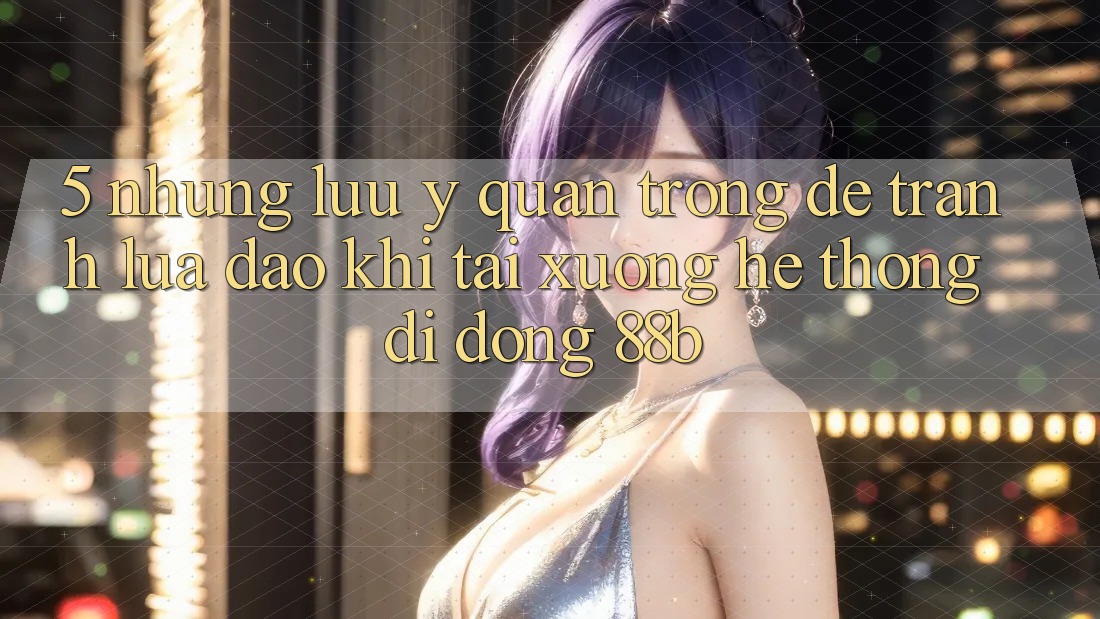 5. Những Lưu Ý Quan Trọng Để Tránh Lừa Đảo Khi Tải xuống Hệ thống di động 88b