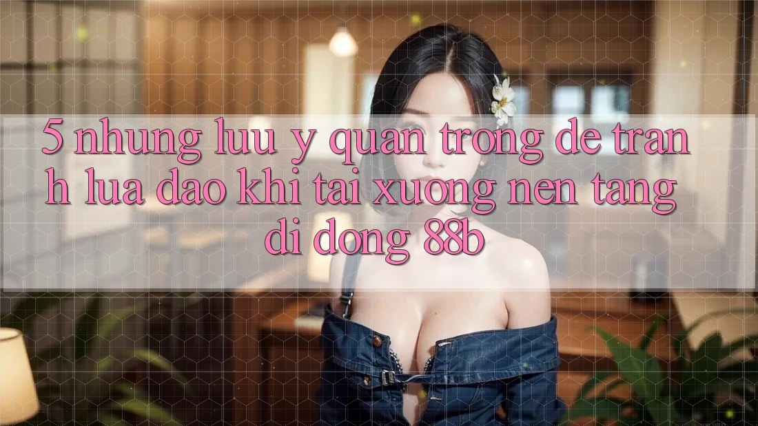 5. Những Lưu Ý Quan Trọng Để Tránh Lừa Đảo Khi Tải xuống Nền tảng di động 88b