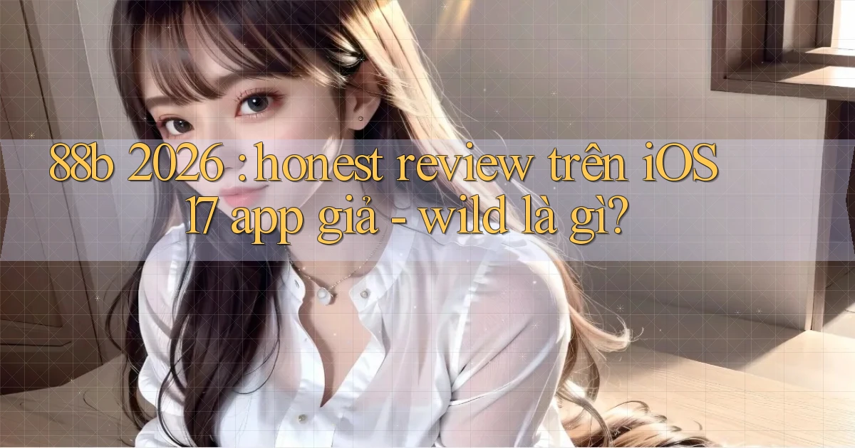 88b 2026 honest review trên iOS 17 app giả   wild là gì