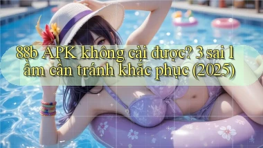 88b APK không cài được 3 sai lầm cần tránh khắc phục (2025)