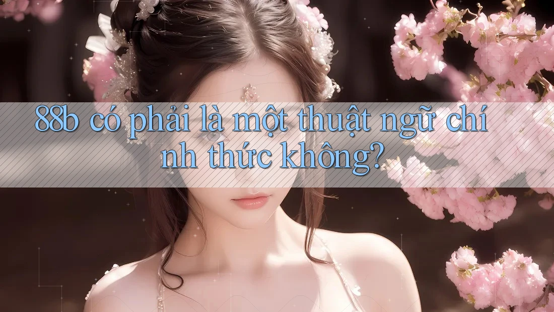 88b có phải là một thuật ngữ chính thức không?