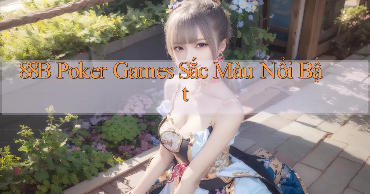88b  poker games sắc màu nổi bật