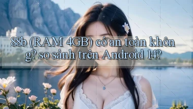 88b (RAM 4GB) có an toàn không so sánh trên Android 14