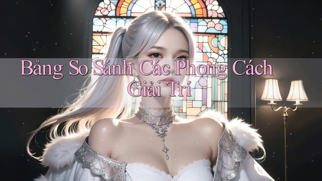 Bảng So Sánh Các Phong Cách Giải Trí