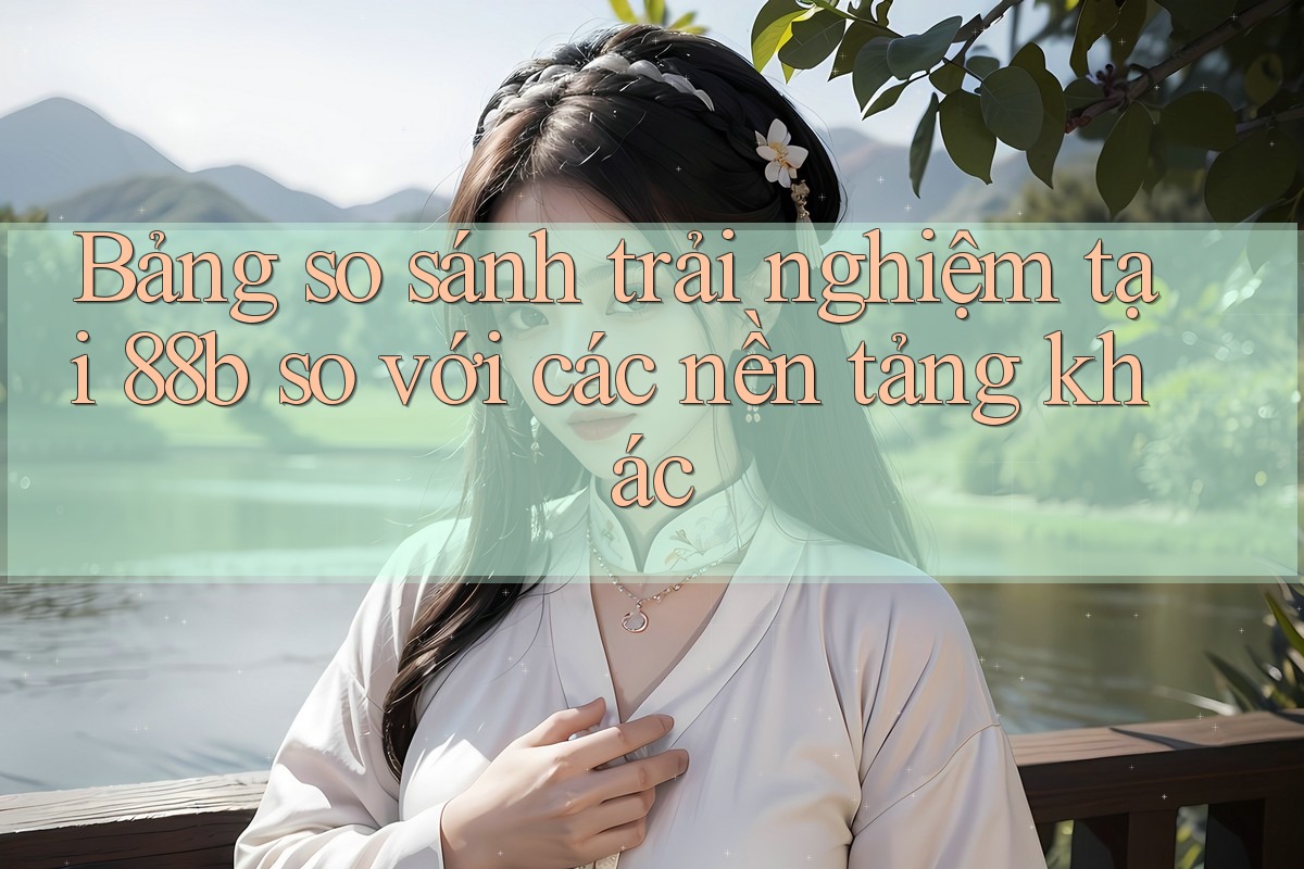 Bảng so sánh trải nghiệm tại 88b so với các nền tảng khác