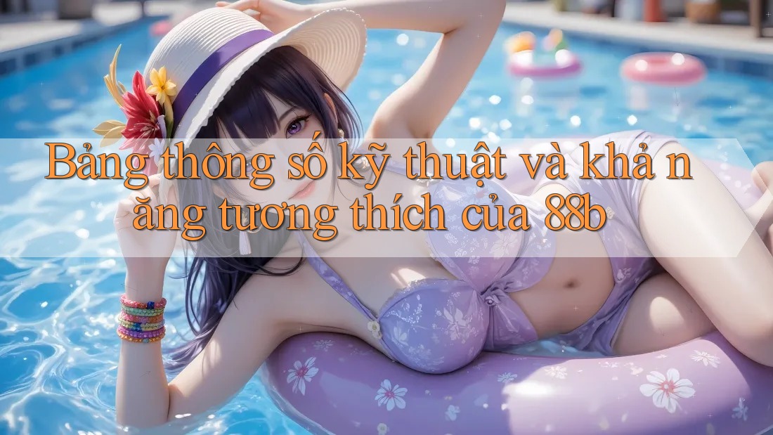 Bảng thông số kỹ thuật và khả năng tương thích của 88b