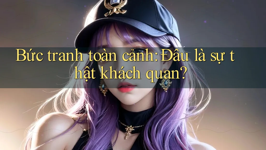 Bức tranh toàn cảnh: Đâu là sự thật khách quan?