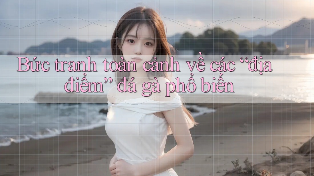 Bức tranh toàn cảnh về các “địa điểm” đá gà phổ biến