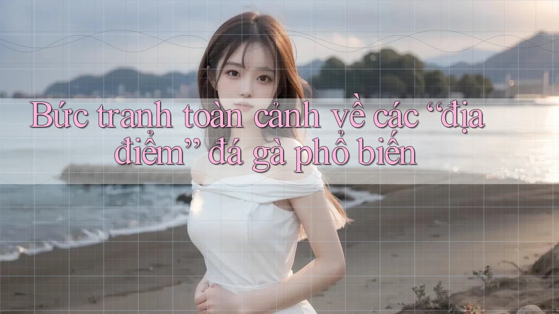Bức tranh toàn cảnh về các “địa điểm” đá gà phổ biến