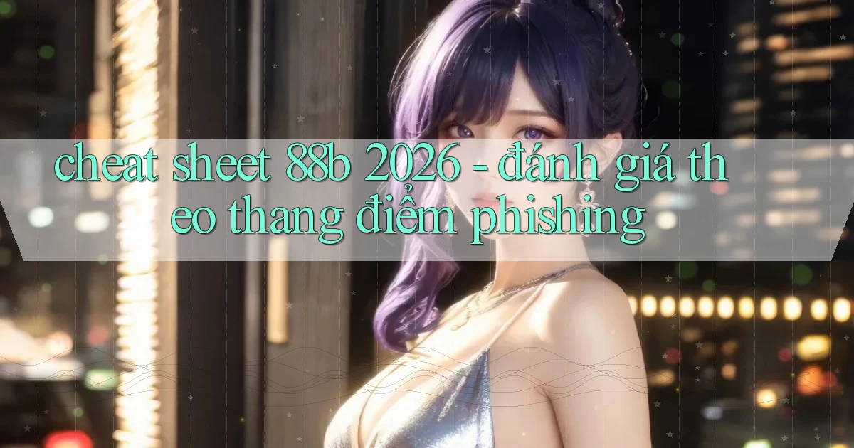cheat sheet 88b 2026   đánh giá theo thang điểm phishing