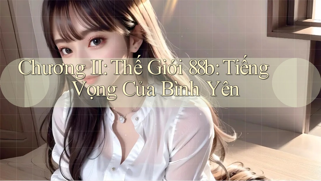 Chương II: Thế Giới 88b: Tiếng Vọng Của Bình Yên