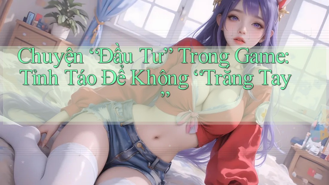Chuyện “Đầu Tư” Trong Game: Tỉnh Táo Để Không “Trắng Tay” Chuyện “Đầu Tư” Trong Game: Tỉnh Táo Để Không “Trắng Tay”