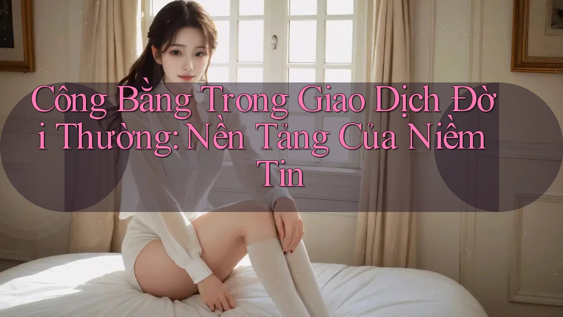 Công Bằng Trong Giao Dịch Đời Thường: Nền Tảng Của Niềm Tin