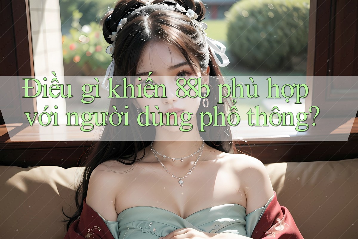 Điều gì khiến 88b phù hợp với người dùng phổ thông?