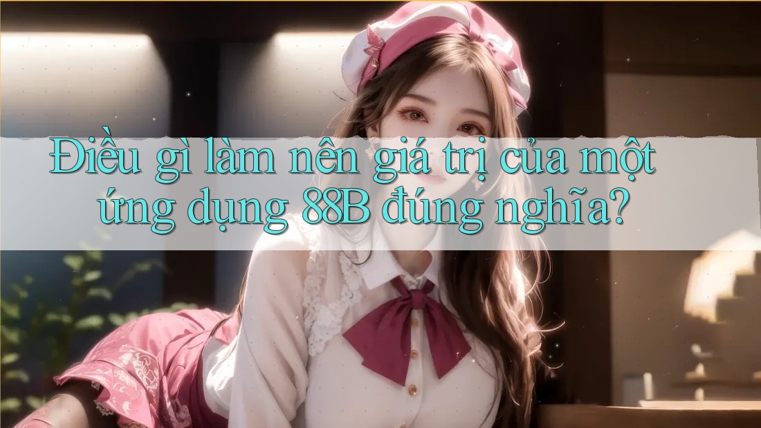 Điều gì làm nên giá trị của một ứng dụng 88B đúng nghĩa?