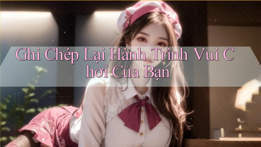 Ghi Chép Lại Hành Trình Vui Chơi Của Bạn