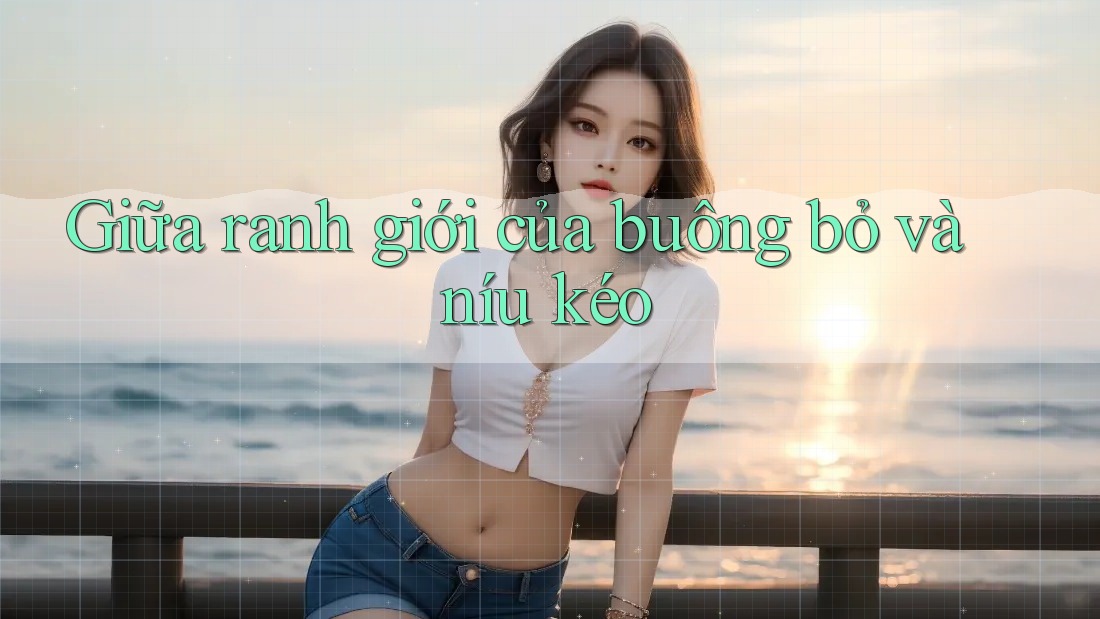 Giữa ranh giới của buông bỏ và níu kéo