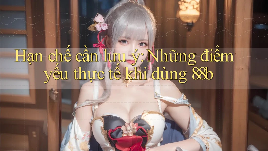 Hạn chế cần lưu ý: Những điểm yếu thực tế khi dùng 88b