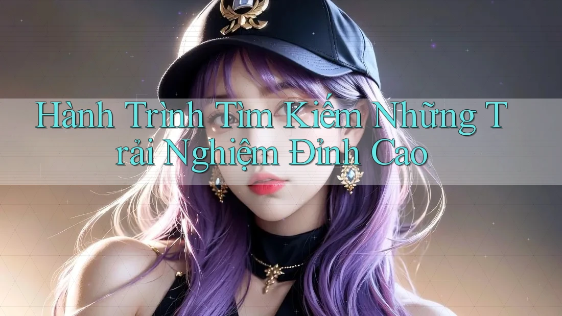 Hành Trình Tìm Kiếm Những Trải Nghiệm Đỉnh Cao
