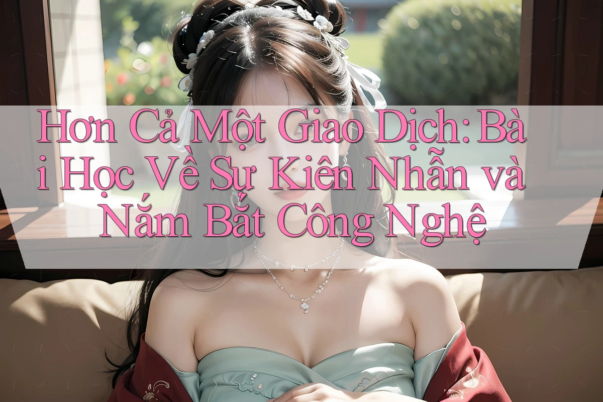 Hơn Cả Một Giao Dịch: Bài Học Về Sự Kiên Nhẫn và Nắm Bắt Công Nghệ