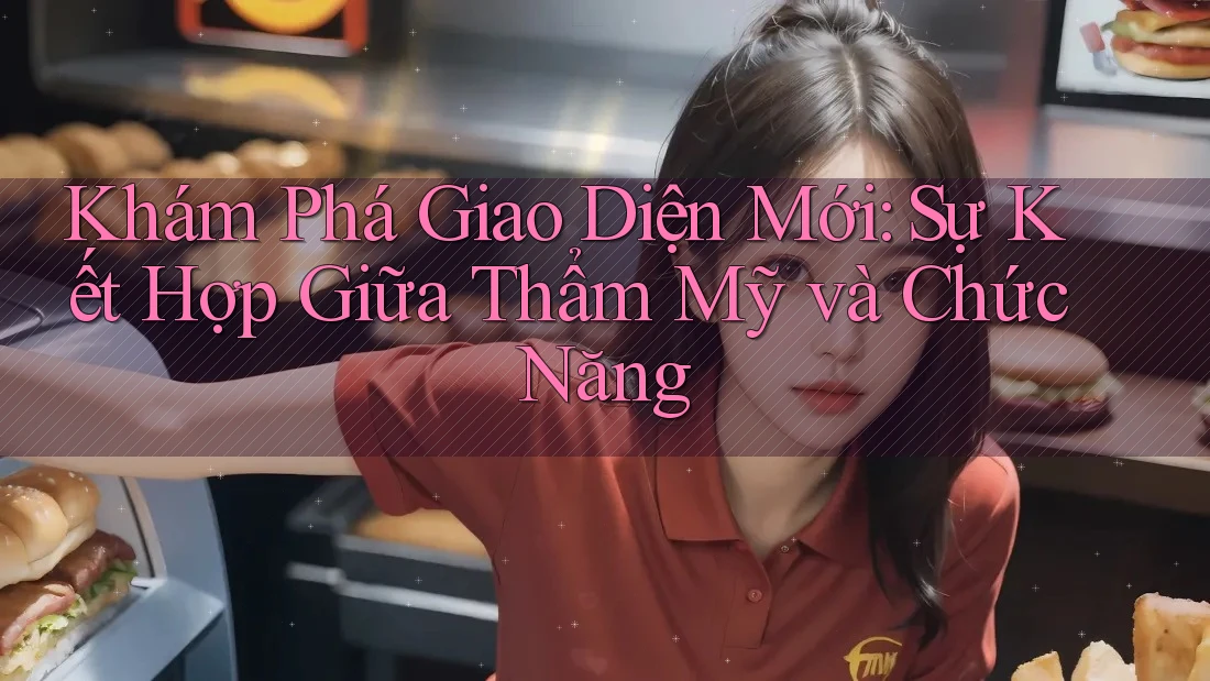 Khám Phá Giao Diện Mới: Sự Kết Hợp Giữa Thẩm Mỹ và Chức Năng