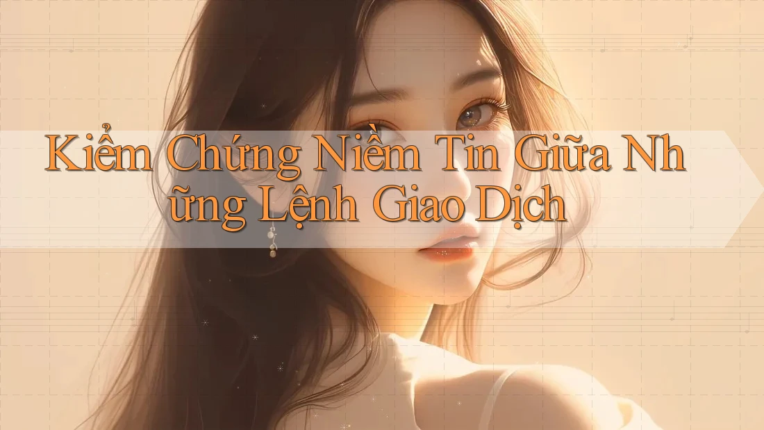Kiểm Chứng Niềm Tin Giữa Những Lệnh Giao Dịch