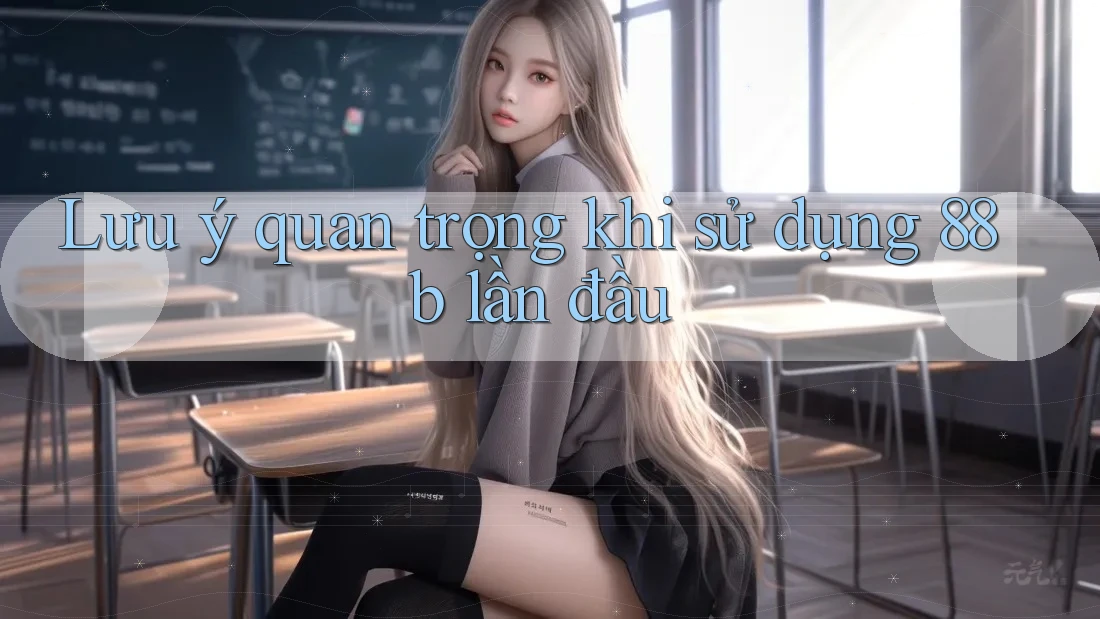 Lưu ý quan trọng khi sử dụng 88b lần đầu