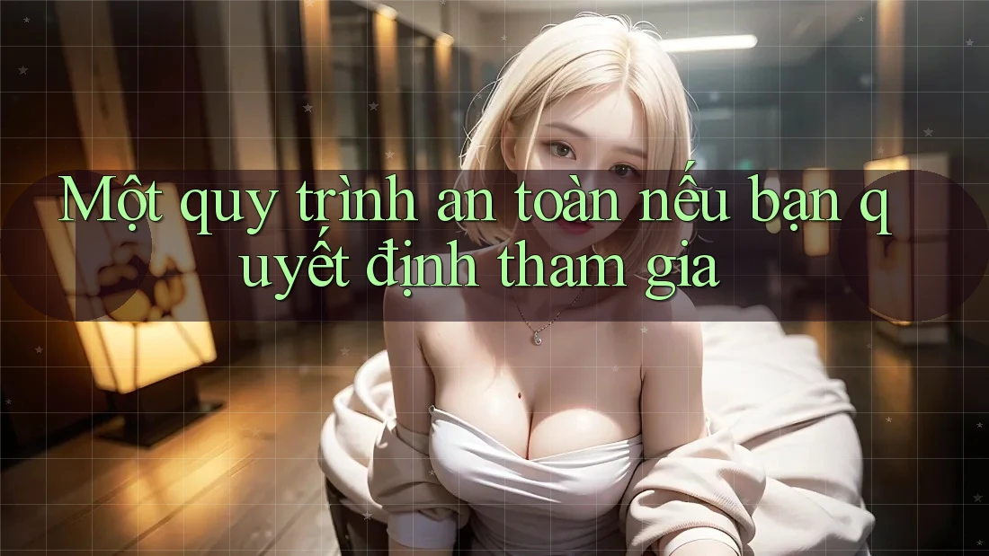 Một quy trình an toàn nếu bạn quyết định tham gia