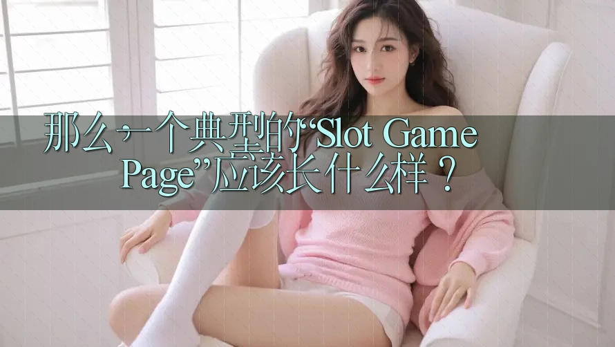 那么，一个典型的“Slot Game Page”应该长什么样？
