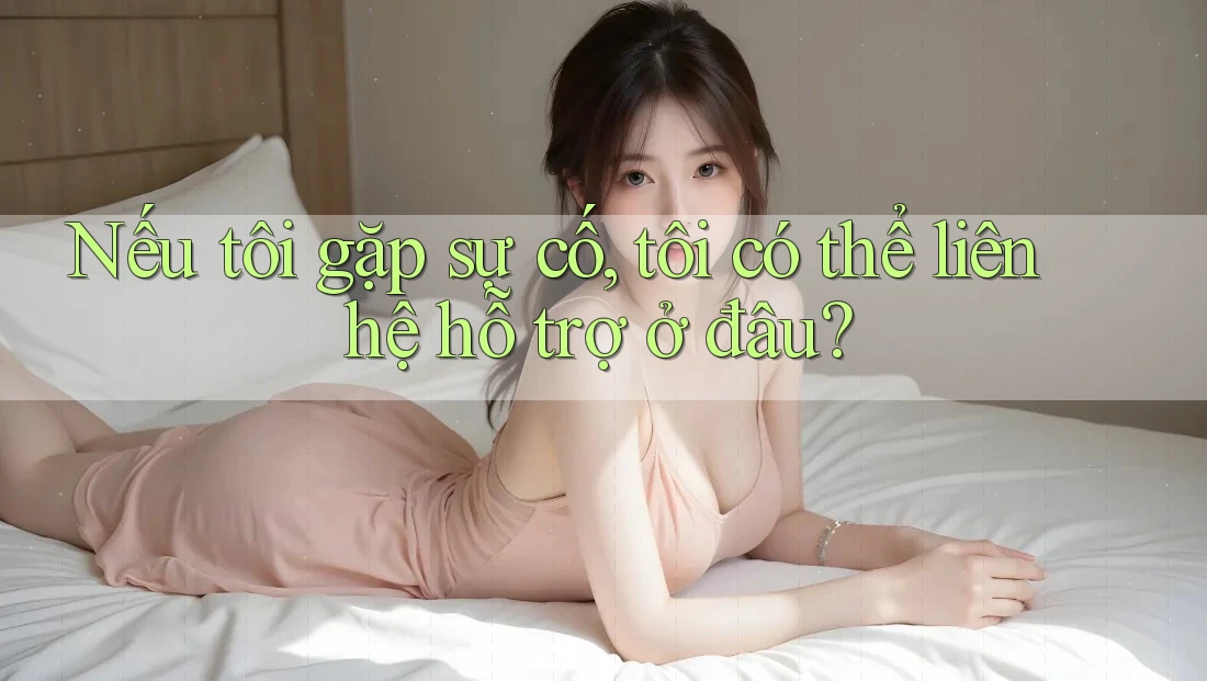 Nếu tôi gặp sự cố, tôi có thể liên hệ hỗ trợ ở đâu?