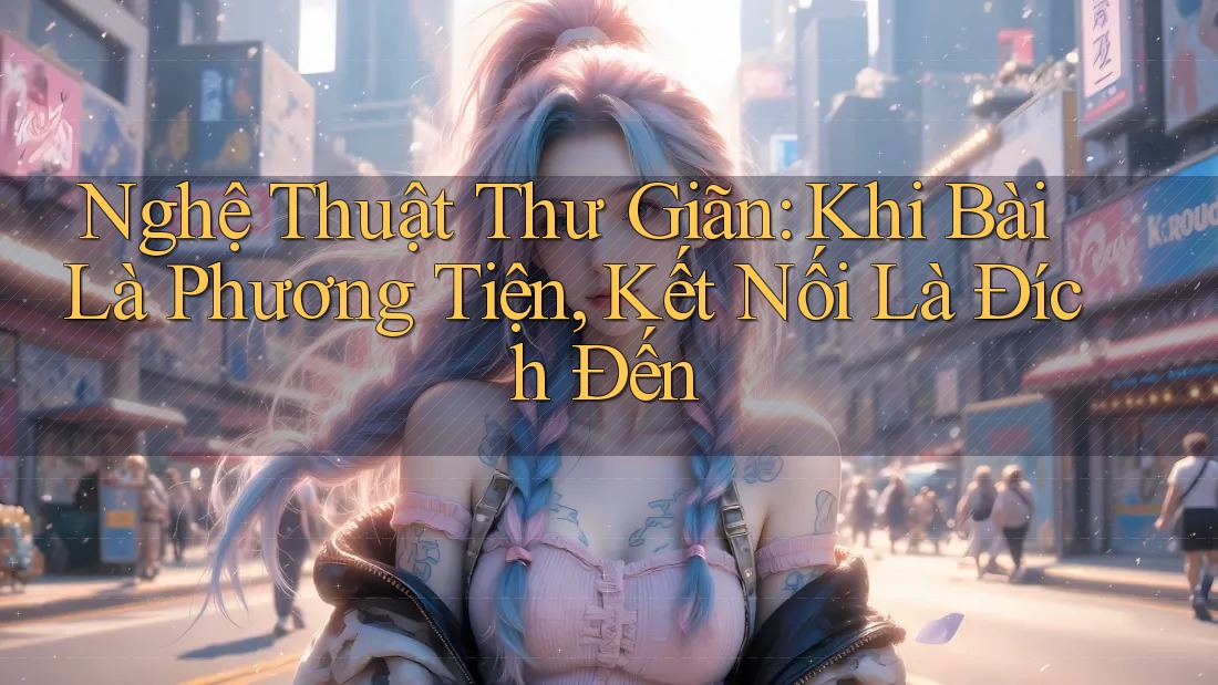 Nghệ Thuật Thư Giãn: Khi Bài Là Phương Tiện, Kết Nối Là Đích Đến