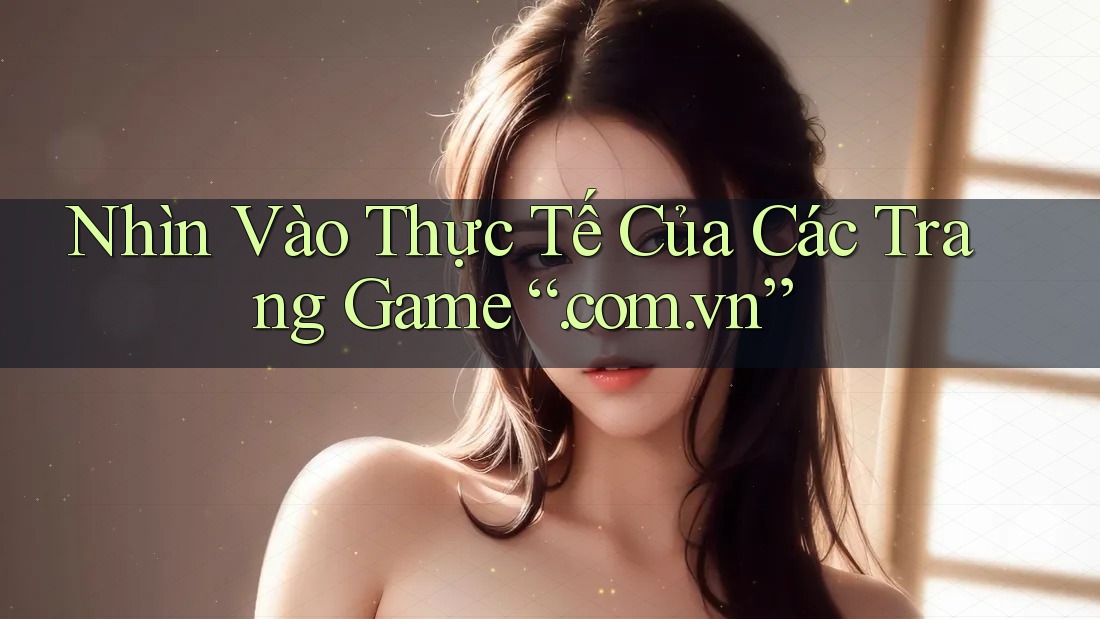 Nhìn Vào Thực Tế Của Các Trang Game “. com. vn”