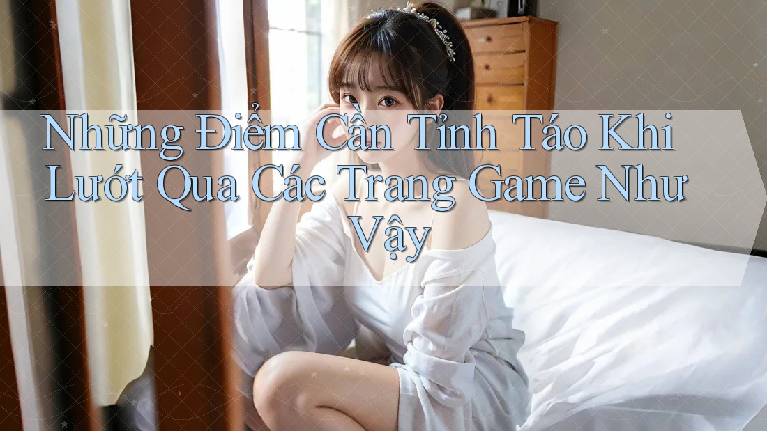 Những Điểm Cần Tỉnh Táo Khi Lướt Qua Các Trang Game Như Vậy