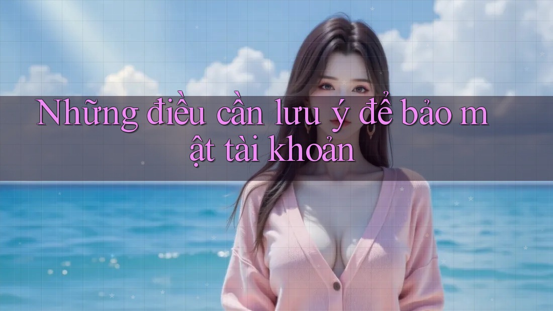 Những điều cần lưu ý để bảo mật tài khoản
