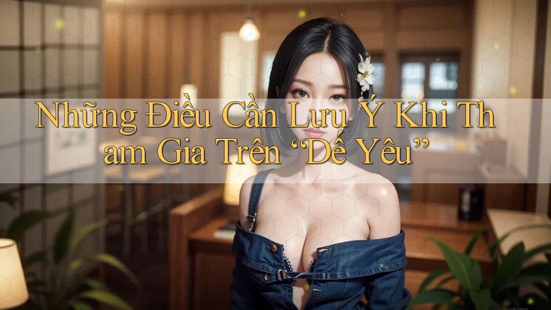 Những Điều Cần Lưu Ý Khi Tham Gia Trên “Dế Yêu”